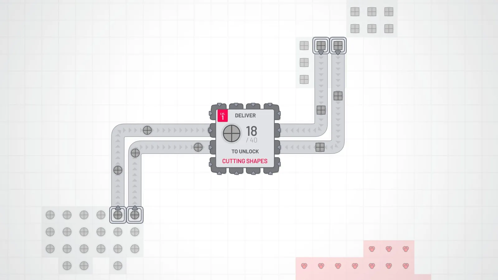 shapez — automation, factory gameplay screenshot shapez — automation, factory gameplay screenshot